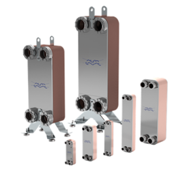 Copper brazed Heat Exchanger Industrial/Hydronic Line | Valutech Inc